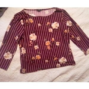 NWT Jrs XL Try This Blouse